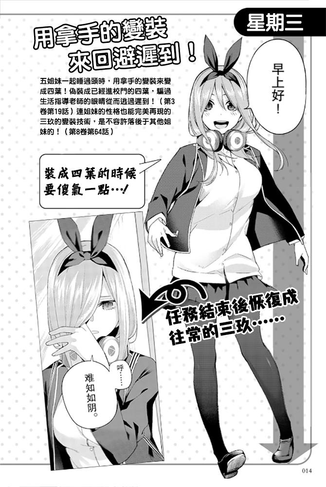 五等分的花嫁角色书韩漫全集-三玖无删减无遮挡章节图片 