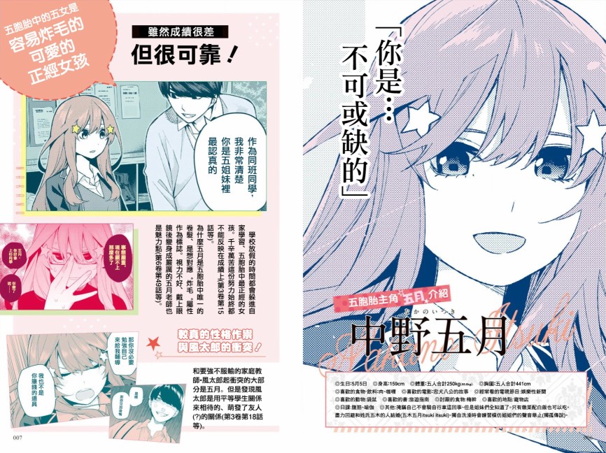 五等分的花嫁角色书韩漫全集-五月无删减无遮挡章节图片 