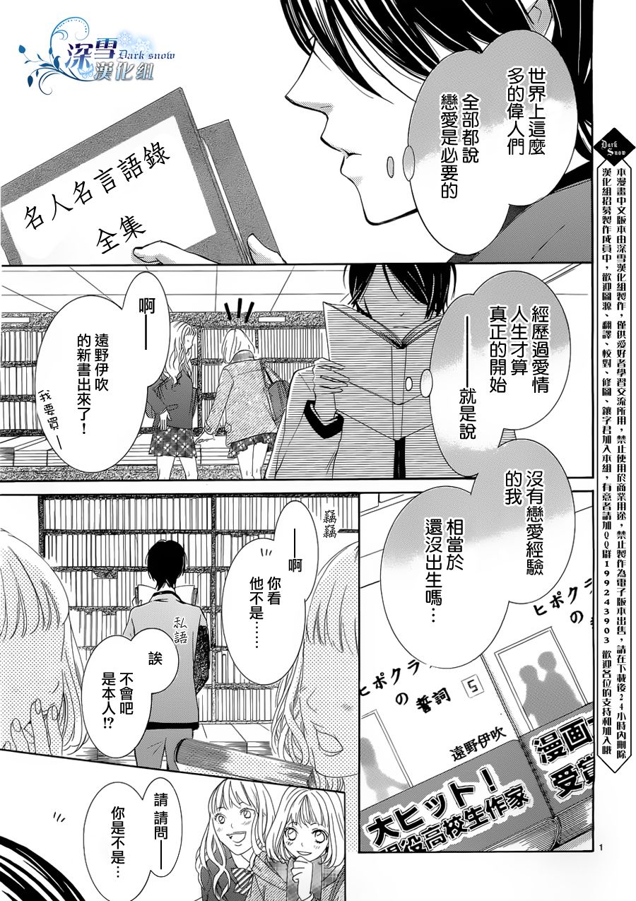 染上蜜糖的笔尖韩漫全集-第01话无删减无遮挡章节图片 