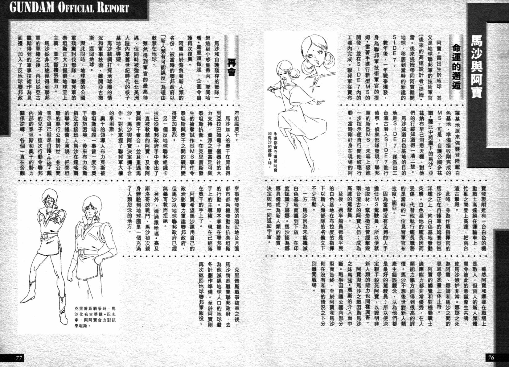 机动战士高达 马沙之反击韩漫全集-设定集-DATA COLLECTION无删减无遮挡章节图片 
