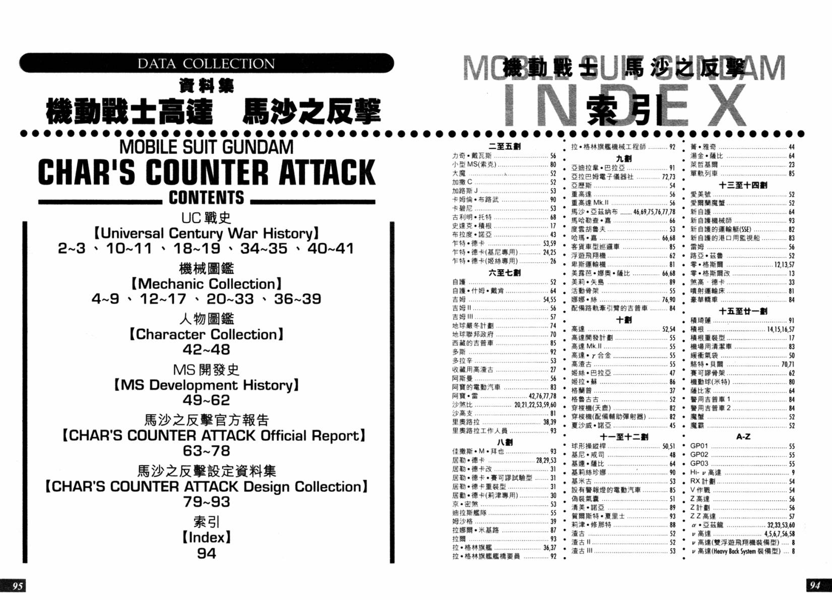 机动战士高达 马沙之反击韩漫全集-设定集-DATA COLLECTION无删减无遮挡章节图片 