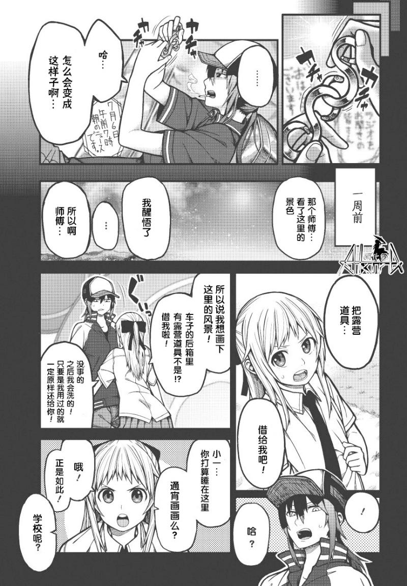 孤独于画室的我的小小勇气韩漫全集-全一话无删减无遮挡章节图片 