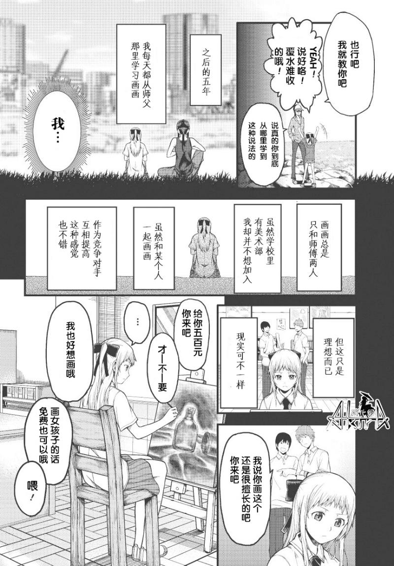 孤独于画室的我的小小勇气韩漫全集-全一话无删减无遮挡章节图片 