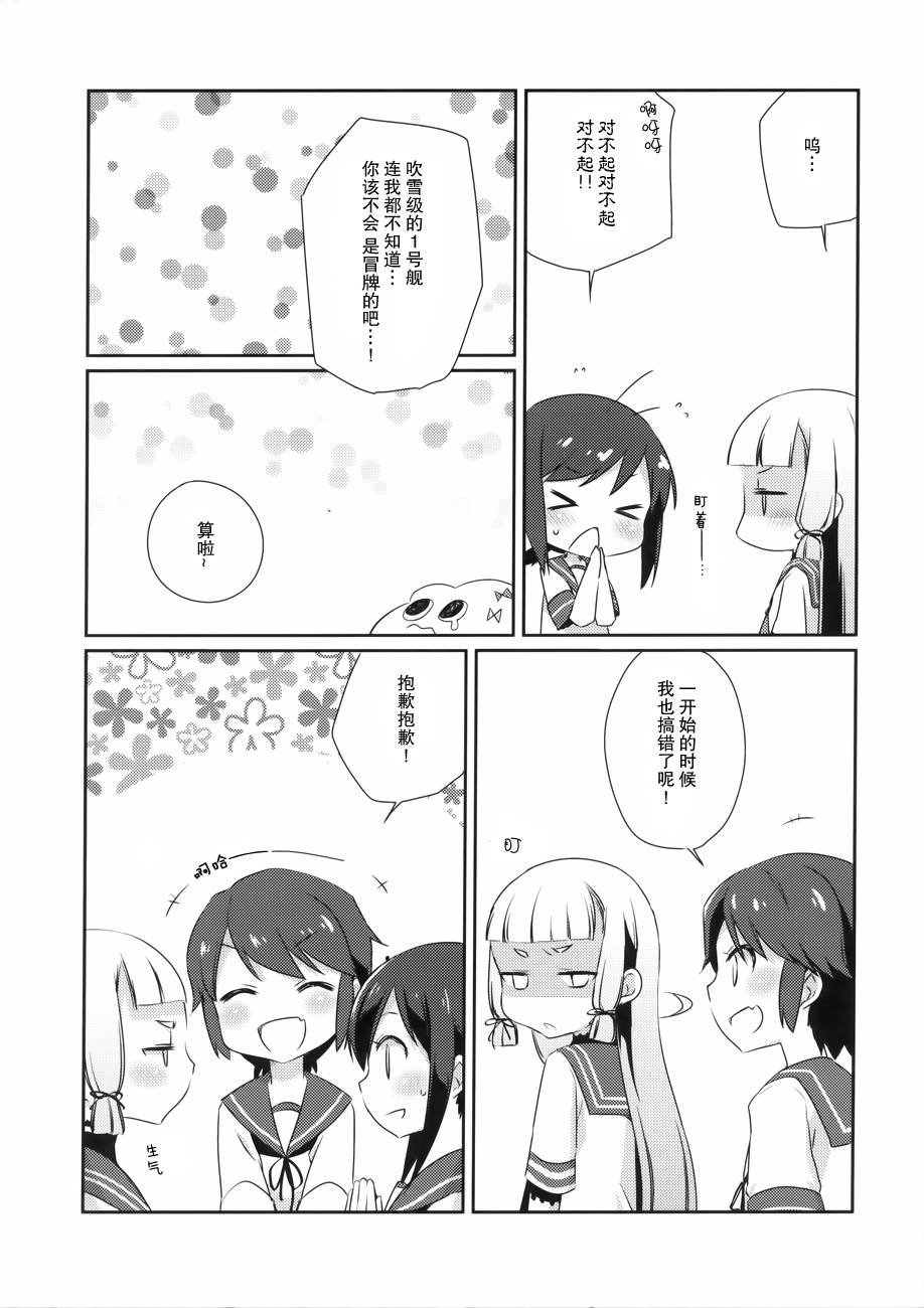 舰娘日志~吹雪型的一日~韩漫全集-全一话无删减无遮挡章节图片 