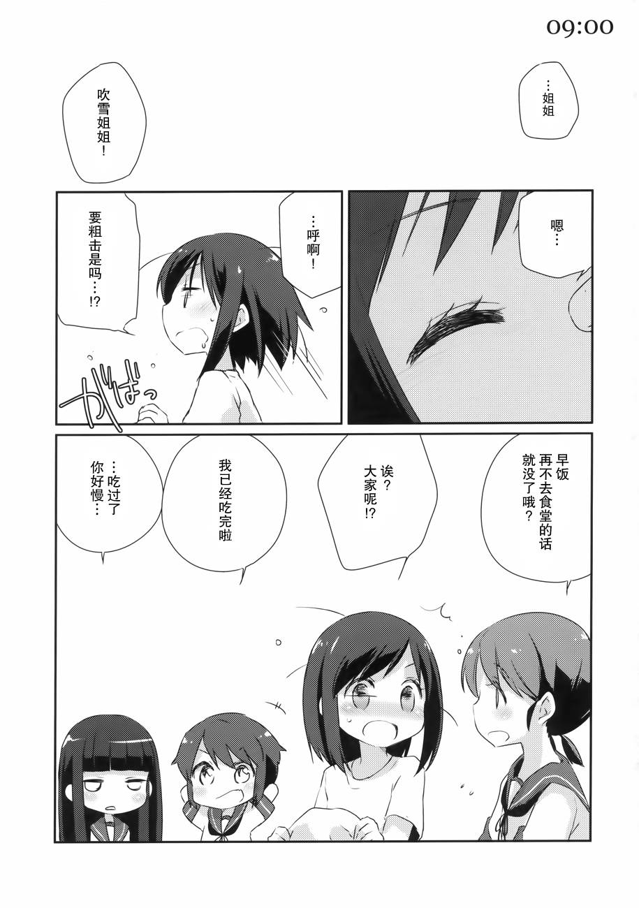 舰娘日志~吹雪型的一日~韩漫全集-全一话无删减无遮挡章节图片 