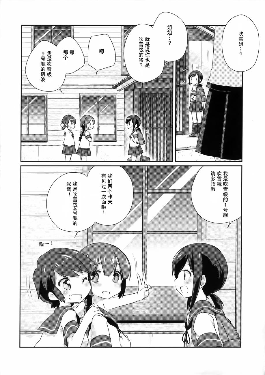 舰娘日志~吹雪型的一日~韩漫全集-全一话无删减无遮挡章节图片 