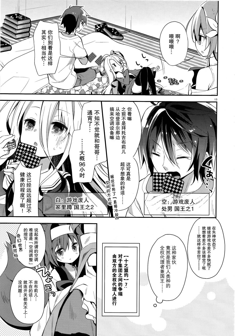 NO GAME NO LIFE DESU!韩漫全集-第01话无删减无遮挡章节图片 