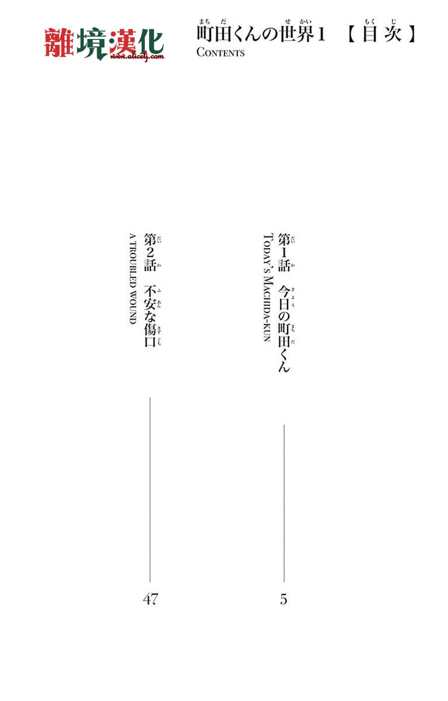 町田君的世界韩漫全集-第01话无删减无遮挡章节图片 