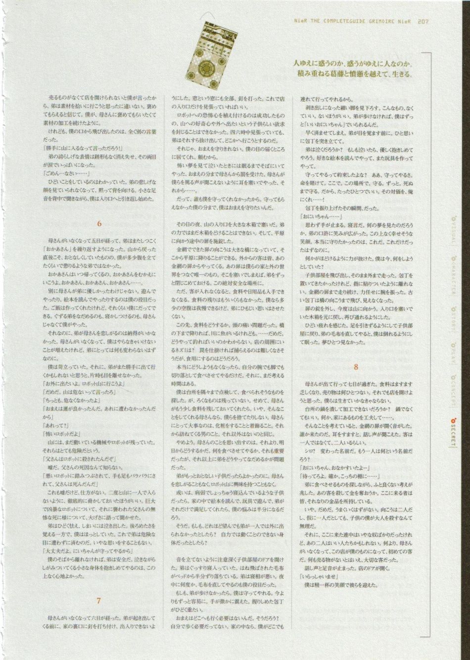 《尼尔：完全形态/伪装者》资料设定集韩漫全集-全一卷无删减无遮挡章节图片 