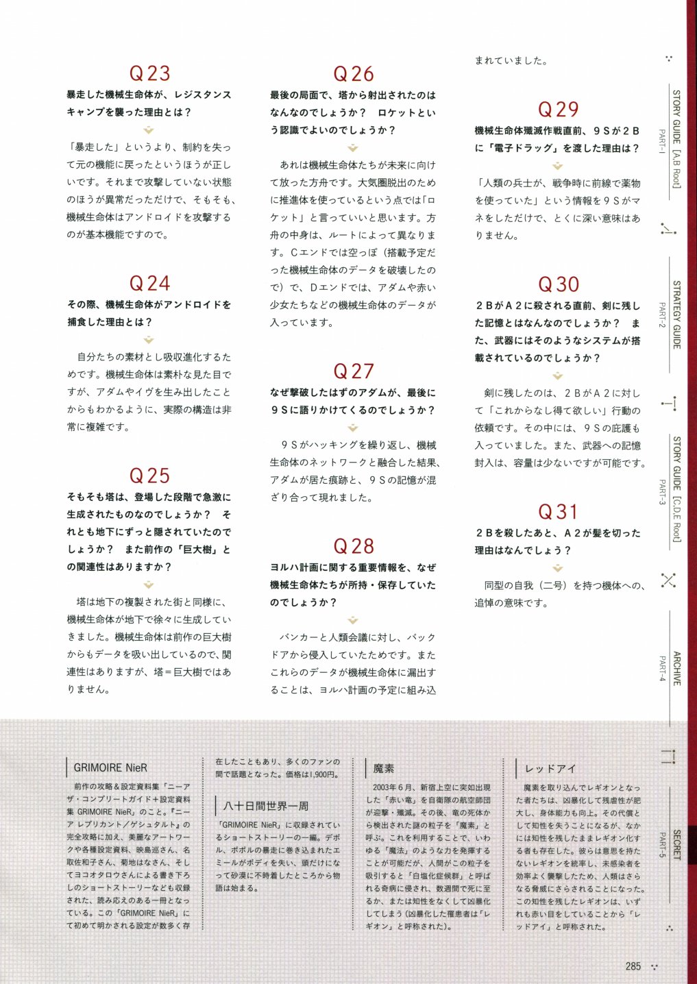 《尼尔：机械纪元》攻略设定资料集韩漫全集-全一卷无删减无遮挡章节图片 