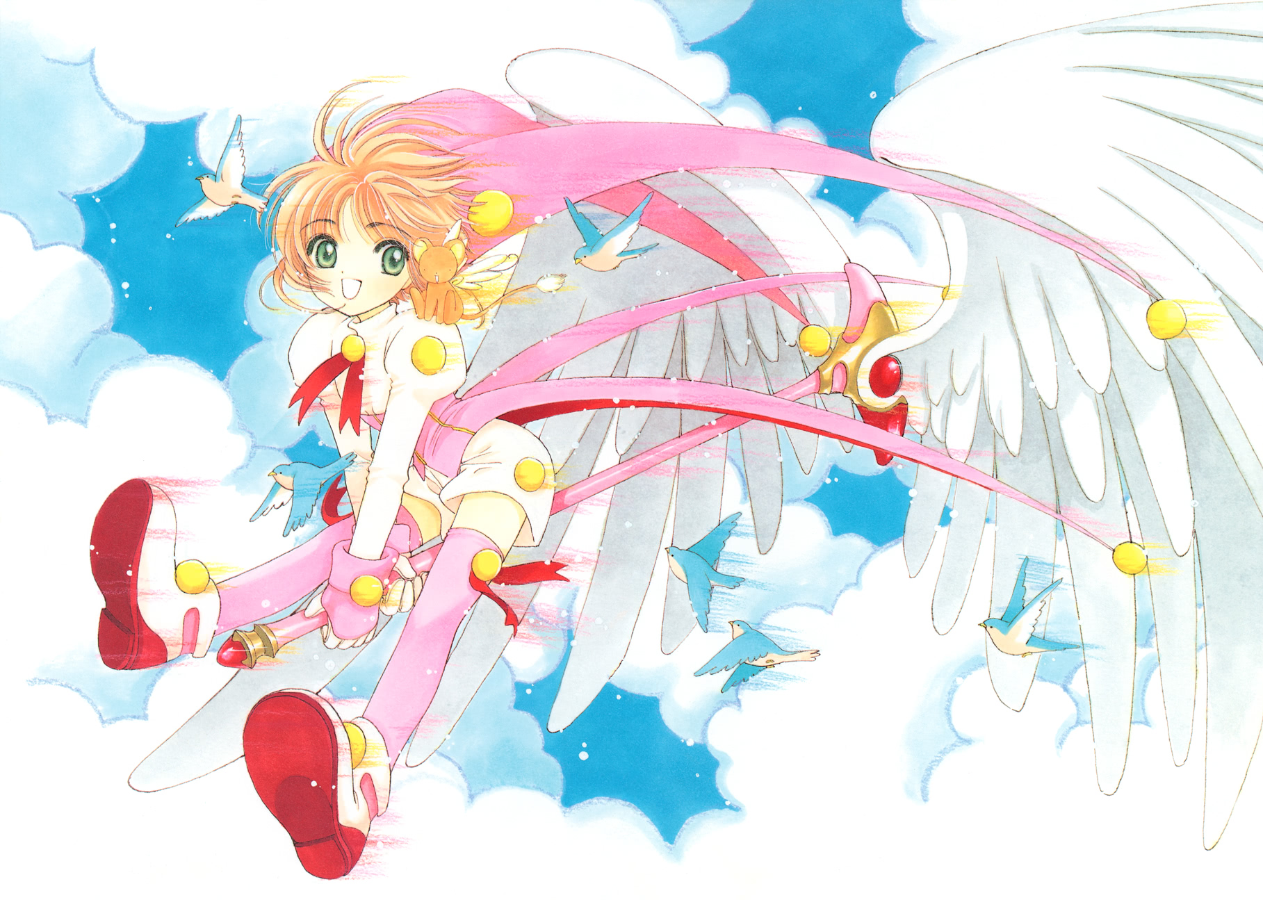 魔卡少女樱原画集韩漫全集-原画集01无删减无遮挡章节图片 