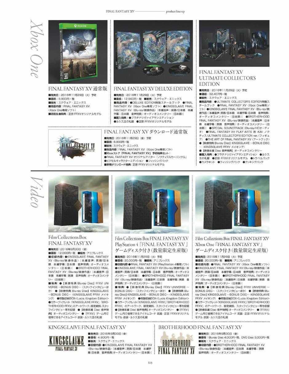《最终幻想15》资料设定集韩漫全集-全一卷无删减无遮挡章节图片 