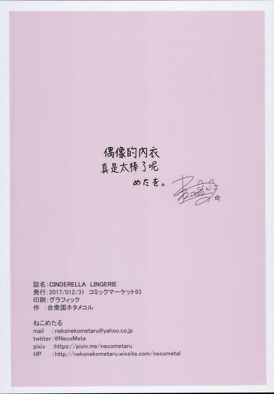 (C93)CINDERELLA LINGERIE韩漫全集-(C93)画集无删减无遮挡章节图片 