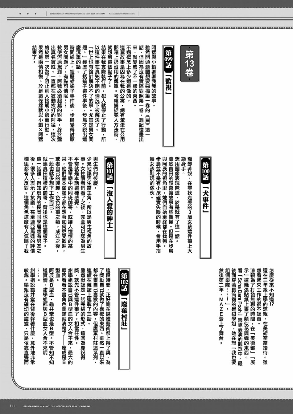 即使如此小镇依然转动 官方导读本传阅板韩漫全集-资料集无删减无遮挡章节图片 
