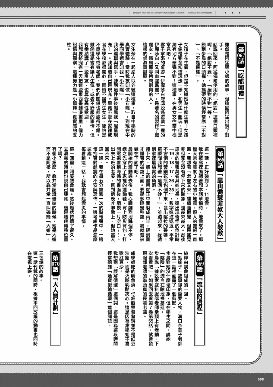 即使如此小镇依然转动 官方导读本传阅板韩漫全集-资料集无删减无遮挡章节图片 