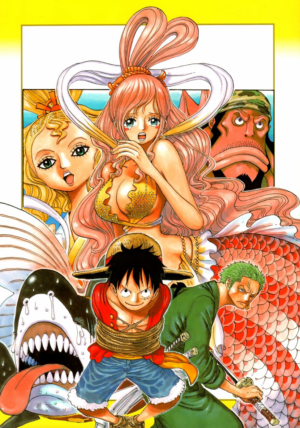 ONEPIECE尾田荣一郎画集TYRANNOSAURUSCOLORWALK7韩漫全集-画集无删减无遮挡章节图片 