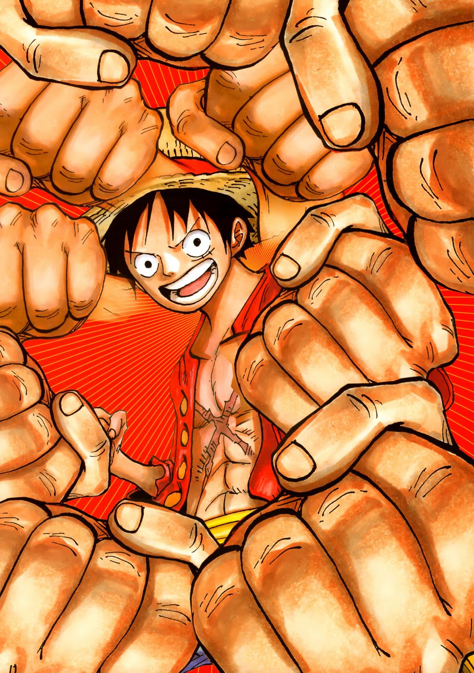 ONEPIECE尾田荣一郎画集TYRANNOSAURUSCOLORWALK7韩漫全集-画集无删减无遮挡章节图片 