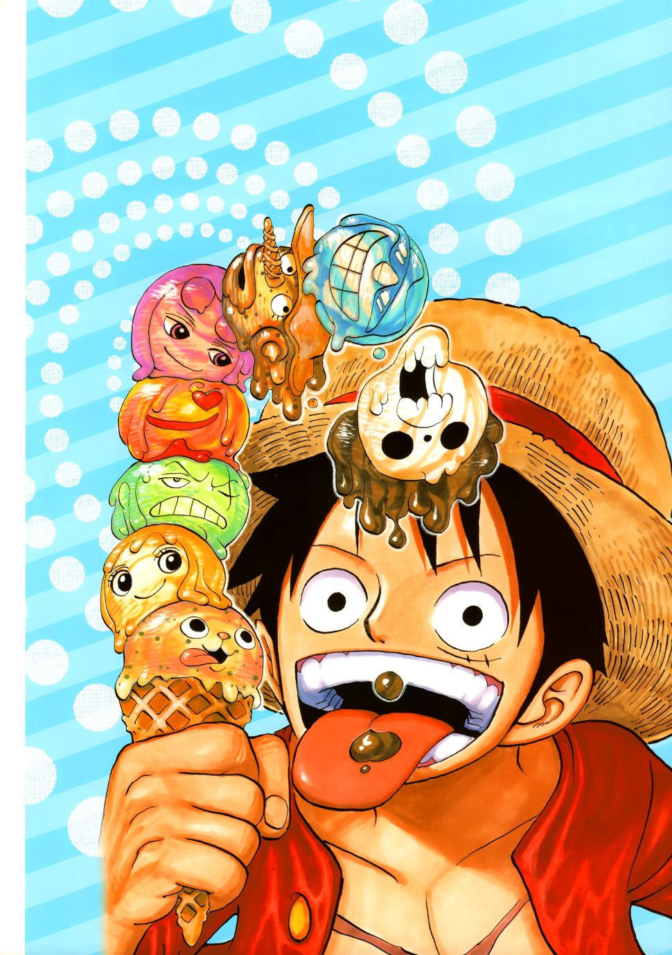 ONEPIECE尾田荣一郎画集TYRANNOSAURUSCOLORWALK7韩漫全集-画集无删减无遮挡章节图片 