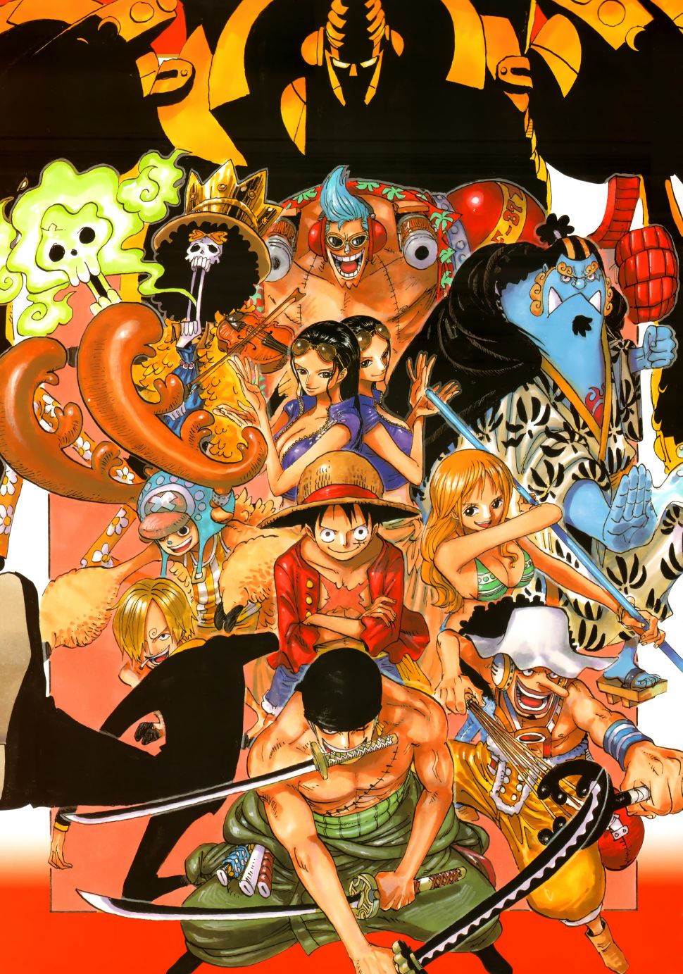 ONEPIECE尾田荣一郎画集TYRANNOSAURUSCOLORWALK7韩漫全集-画集无删减无遮挡章节图片 