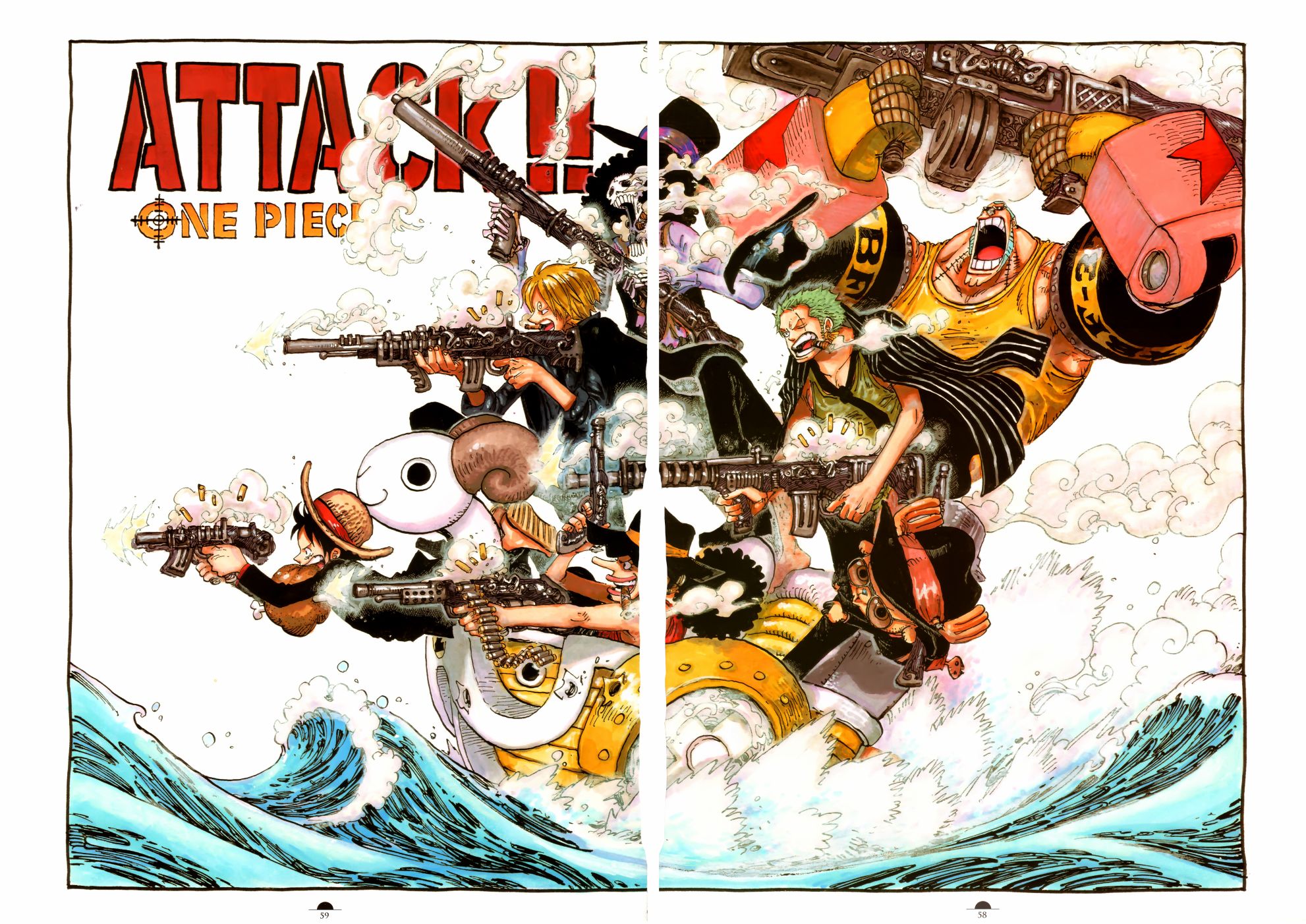 ONEPIECE尾田荣一郎画集TYRANNOSAURUSCOLORWALK7韩漫全集-画集无删减无遮挡章节图片 