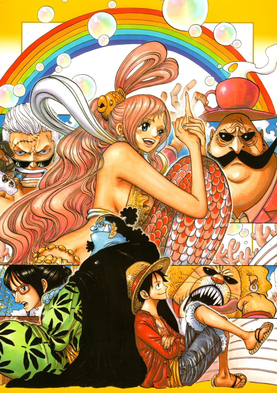 ONEPIECE尾田荣一郎画集TYRANNOSAURUSCOLORWALK7韩漫全集-画集无删减无遮挡章节图片 