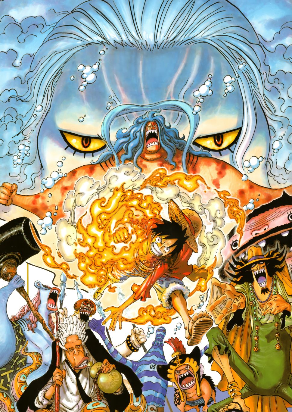 ONEPIECE尾田荣一郎画集TYRANNOSAURUSCOLORWALK7韩漫全集-画集无删减无遮挡章节图片 