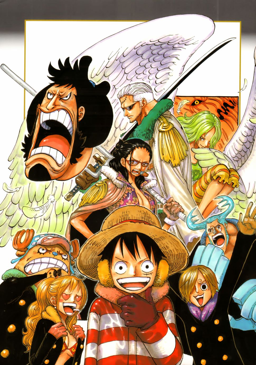 ONEPIECE尾田荣一郎画集TYRANNOSAURUSCOLORWALK7韩漫全集-画集无删减无遮挡章节图片 