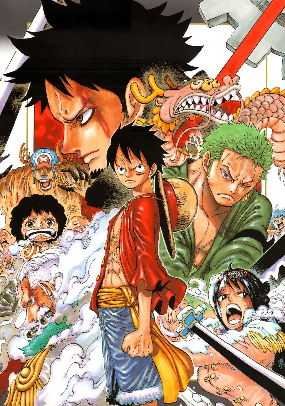 ONEPIECE尾田荣一郎画集TYRANNOSAURUSCOLORWALK7韩漫全集-画集无删减无遮挡章节图片 