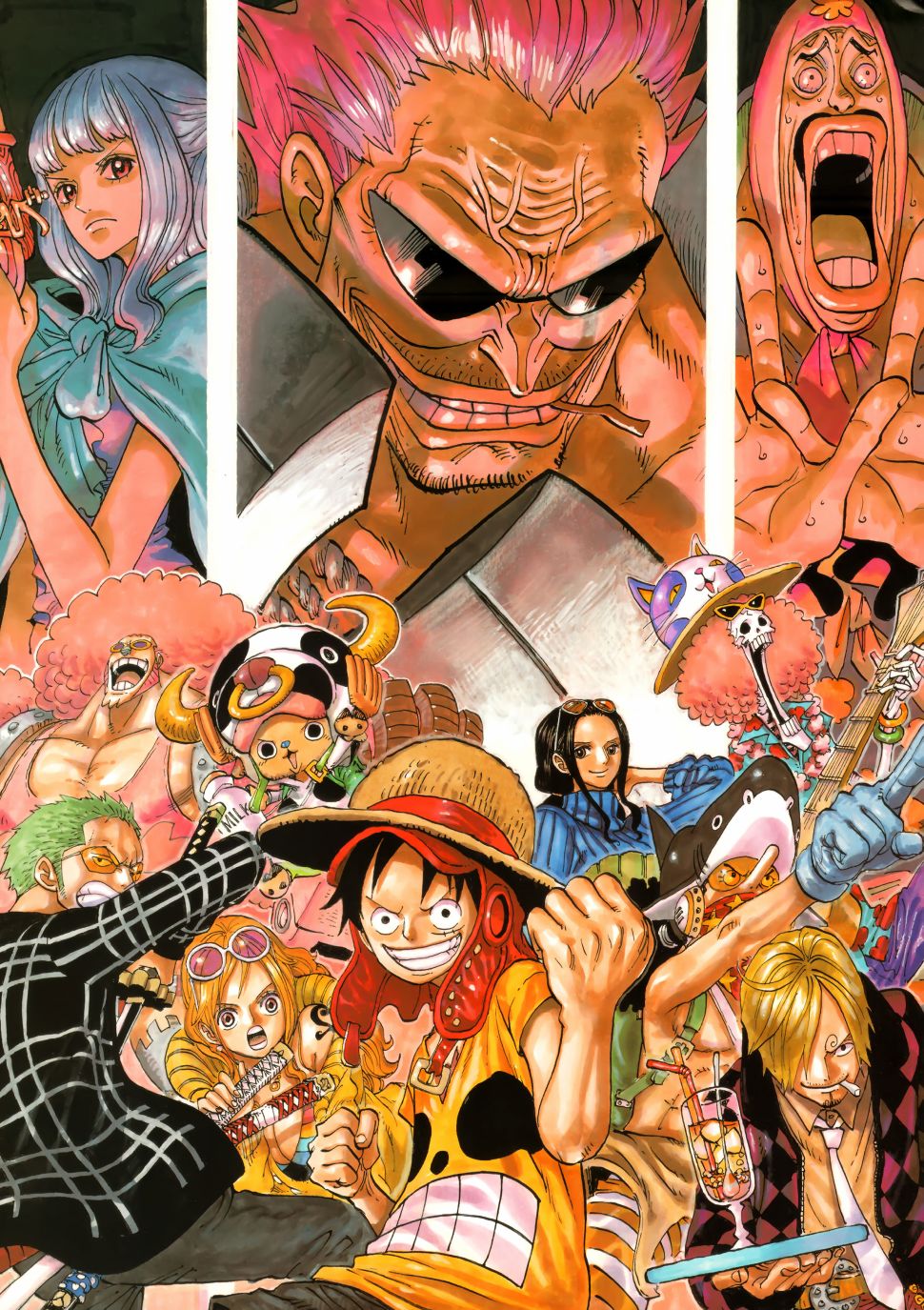 ONEPIECE尾田荣一郎画集TYRANNOSAURUSCOLORWALK7韩漫全集-画集无删减无遮挡章节图片 