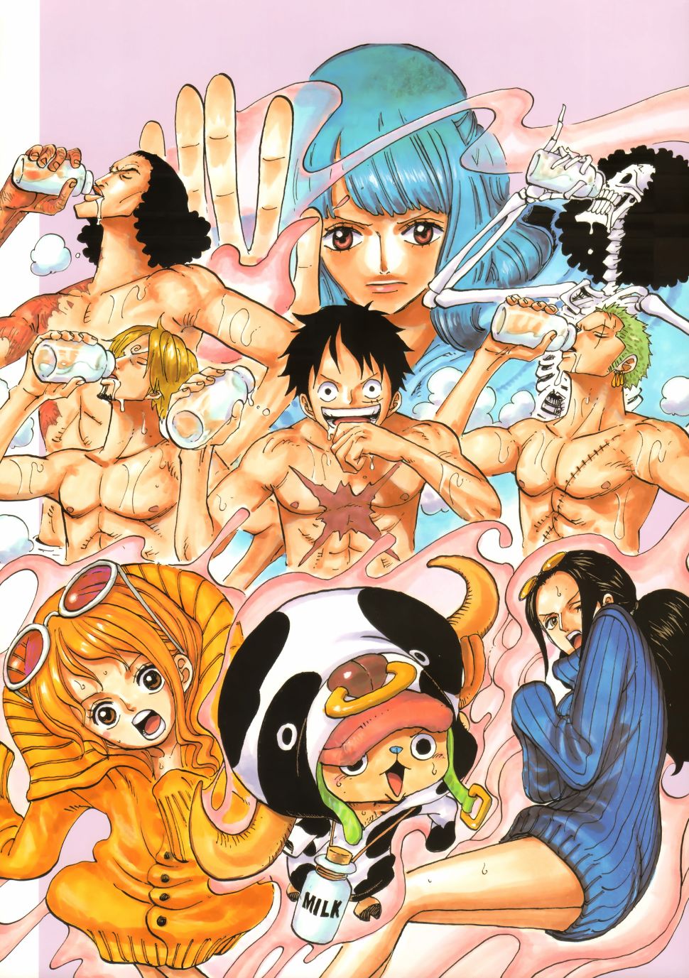ONEPIECE尾田荣一郎画集TYRANNOSAURUSCOLORWALK7韩漫全集-画集无删减无遮挡章节图片 
