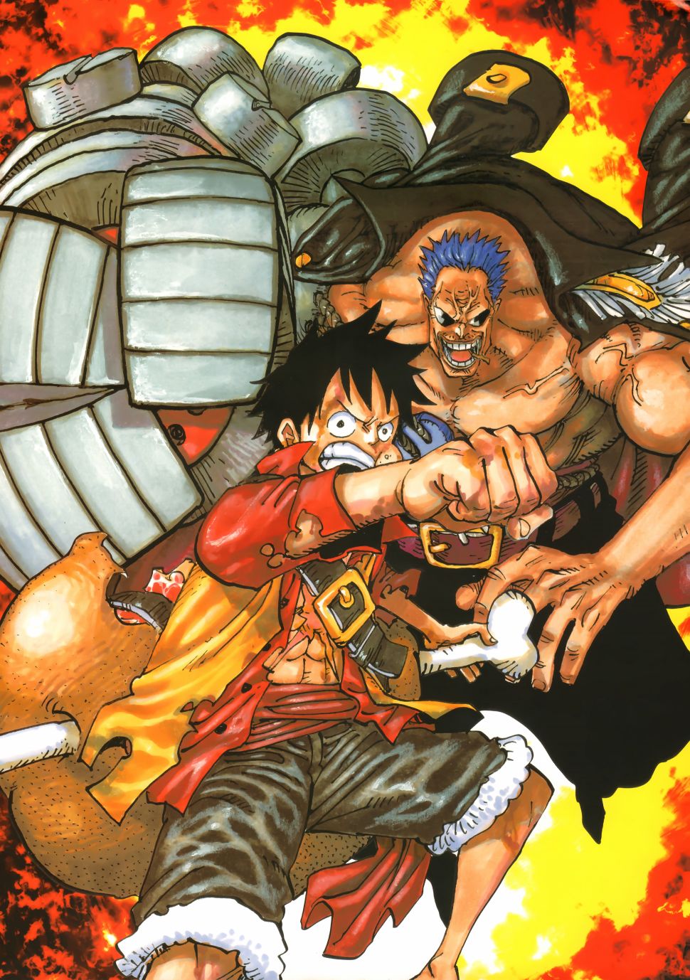 ONEPIECE尾田荣一郎画集TYRANNOSAURUSCOLORWALK7韩漫全集-画集无删减无遮挡章节图片 