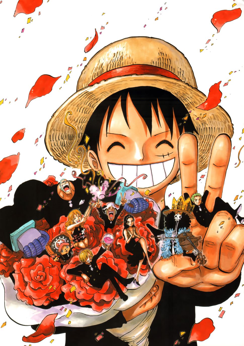 ONEPIECE尾田荣一郎画集TYRANNOSAURUSCOLORWALK7韩漫全集-画集无删减无遮挡章节图片 
