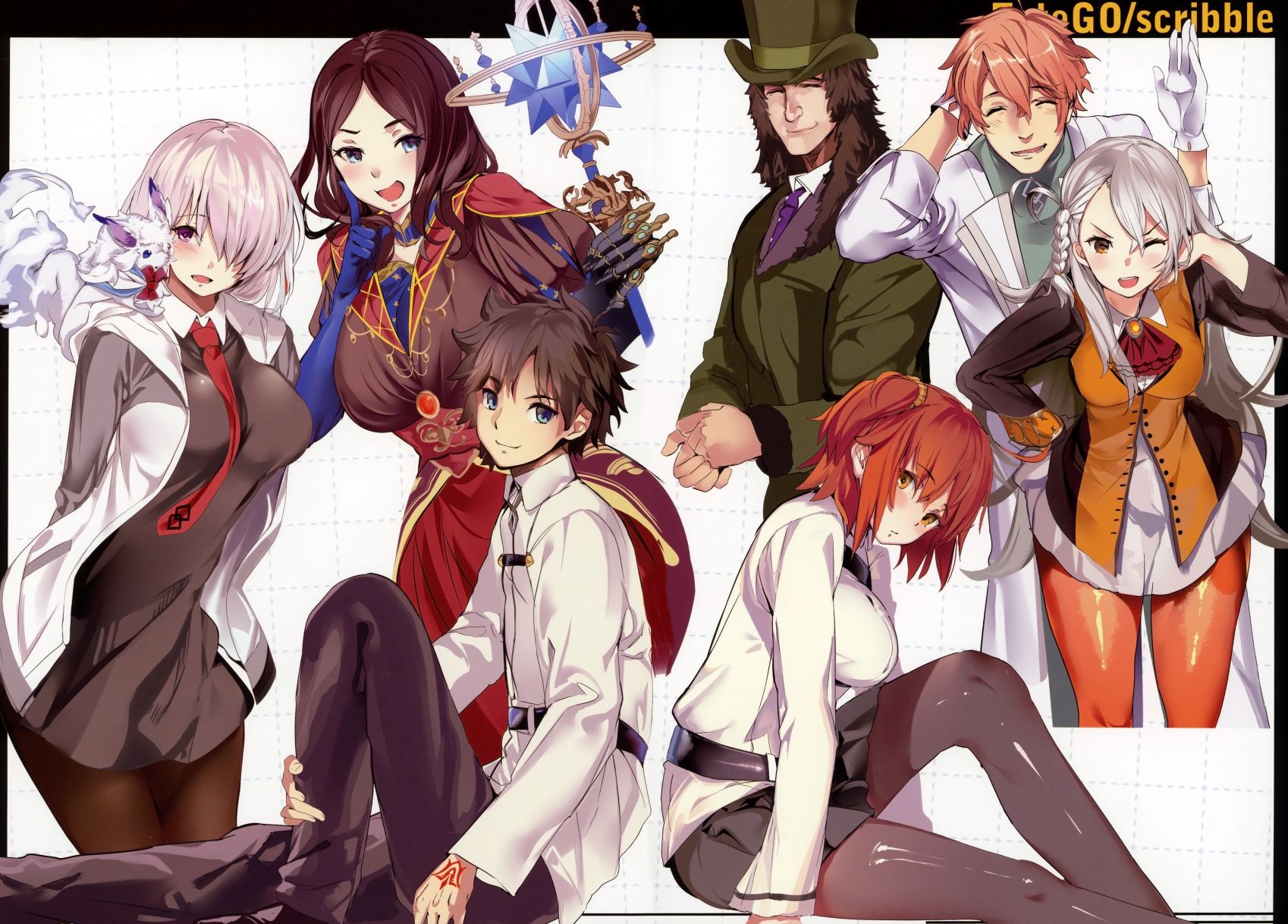 (C94)FateGO/scribble韩漫全集-C94画集无删减无遮挡章节图片 