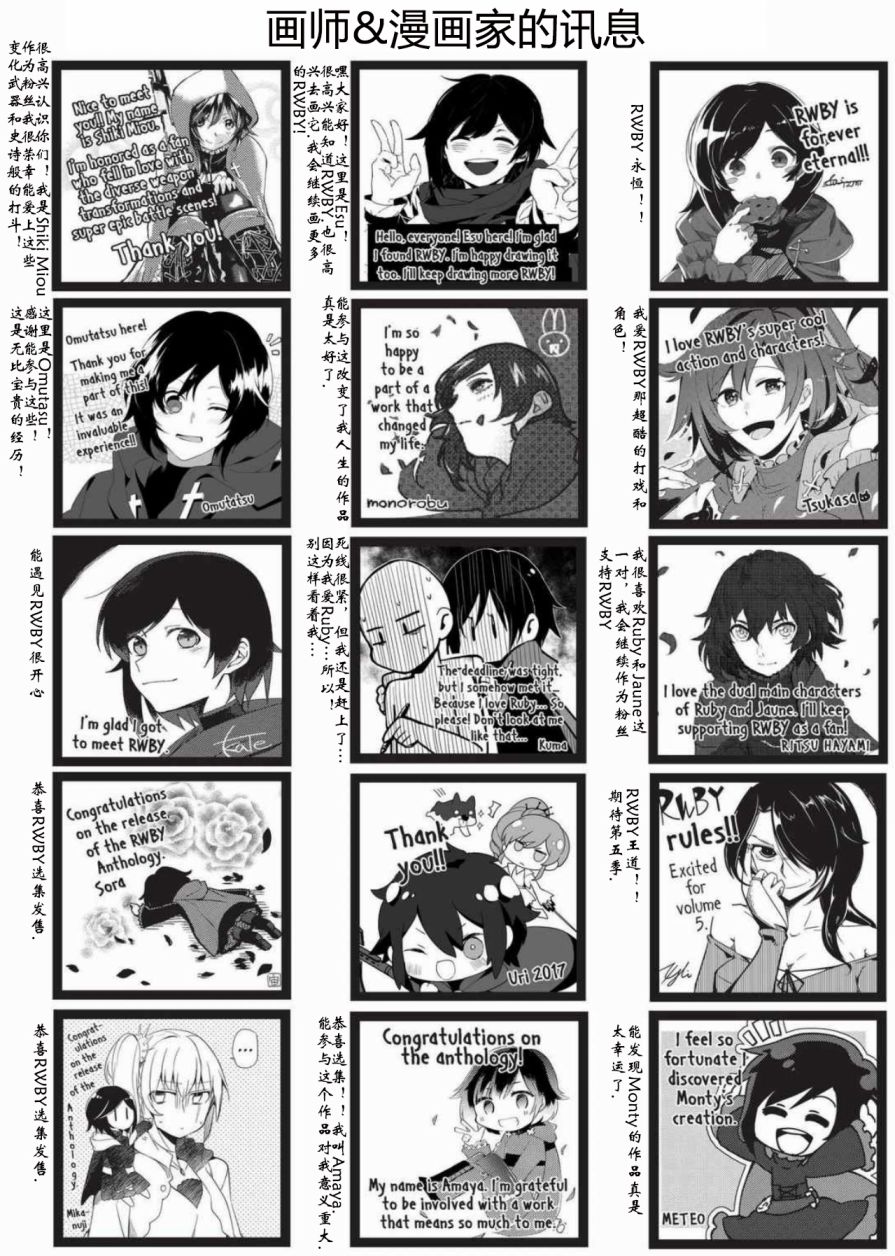 RWBY官方短篇漫画选集韩漫全集-第01卷无删减无遮挡章节图片 