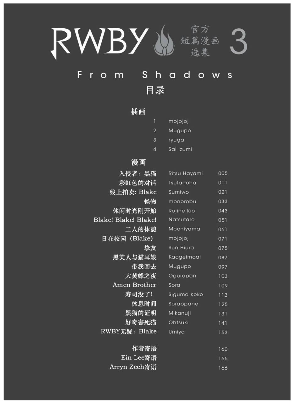 RWBY官方短篇漫画选集韩漫全集-第03卷无删减无遮挡章节图片 