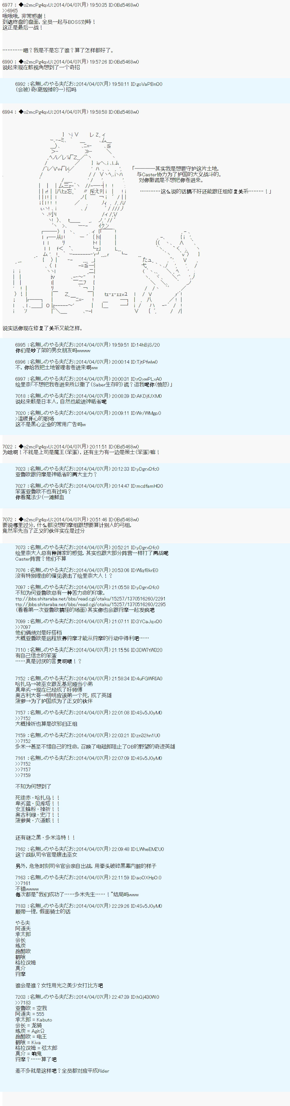 第五次中圣杯：Fate／Parallel Lines BACCANO！韩漫全集-杂谈 脱落从者对现状的评价&amp;神祗省同事亚鲁欧对狩摩的评价无删减无遮挡章节图片 