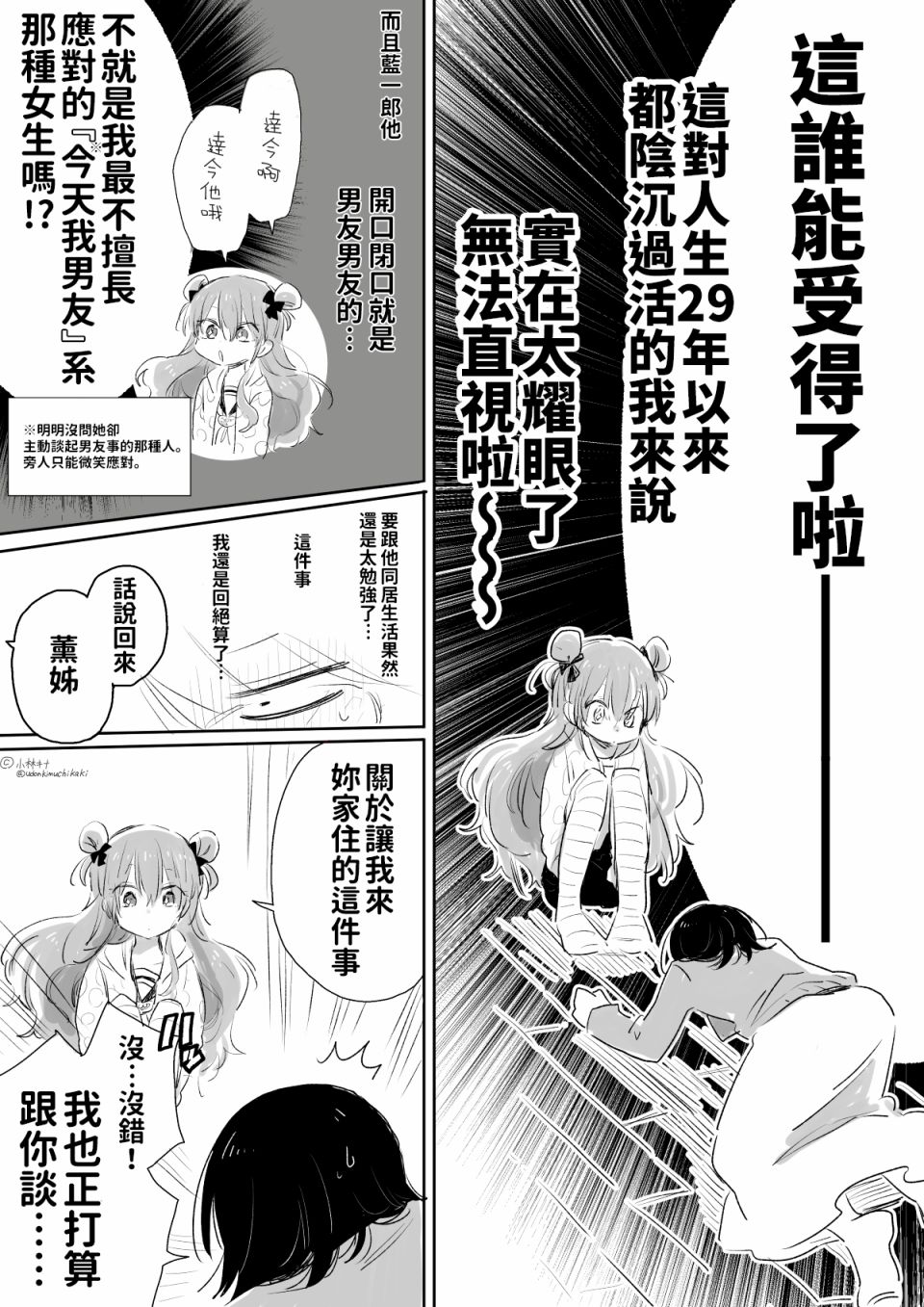 奔三丧女与女装男高中生韩漫全集-第02话无删减无遮挡章节图片 