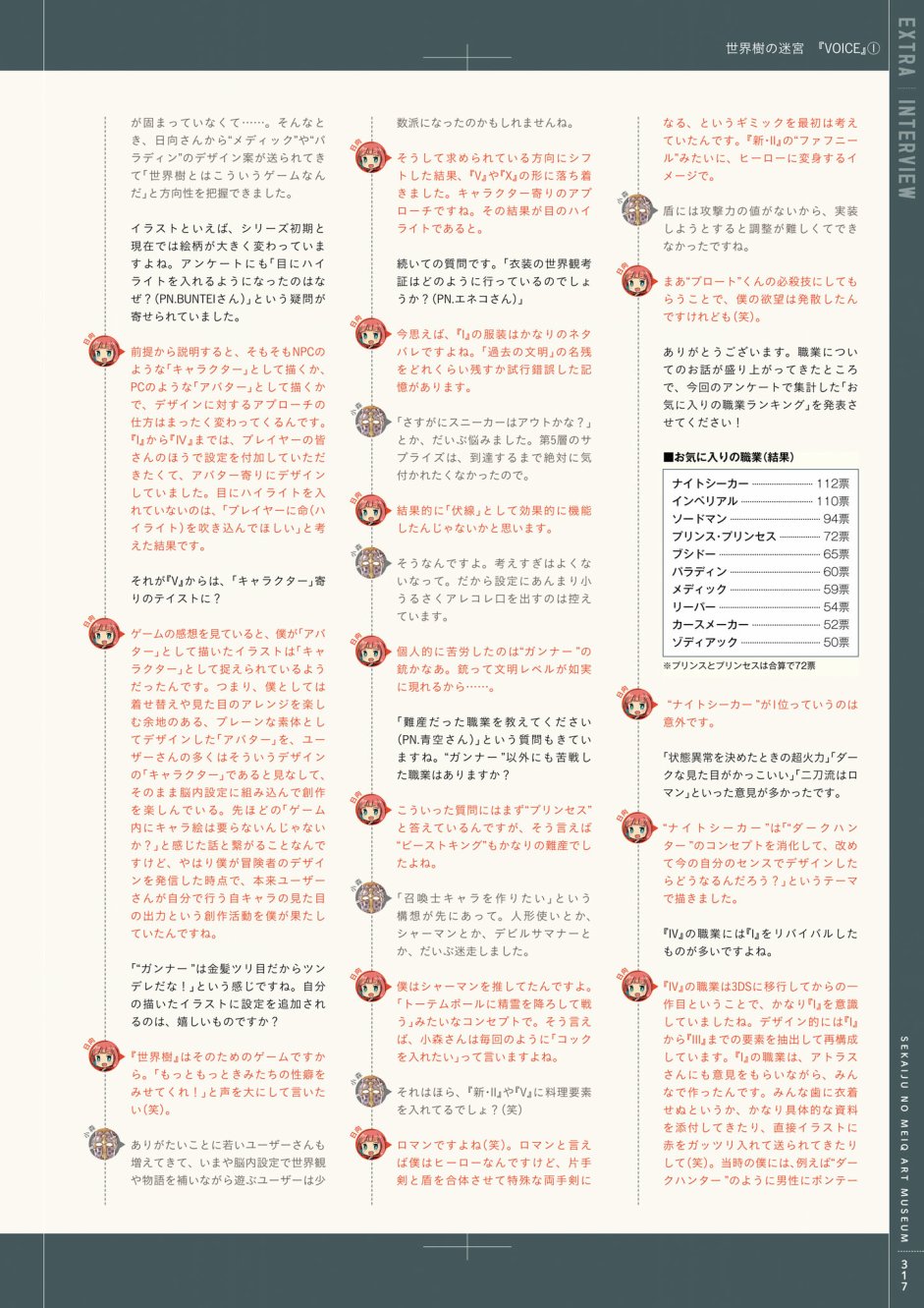 世界树迷宫 游戏设定画册韩漫全集-全一卷无删减无遮挡章节图片 
