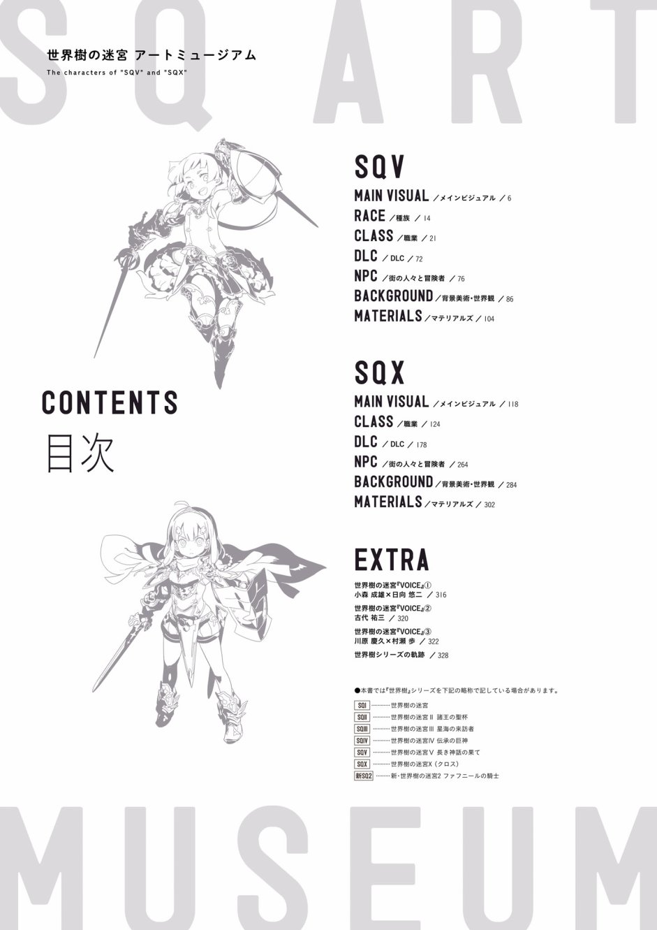 世界树迷宫 游戏设定画册韩漫全集-全一卷无删减无遮挡章节图片 