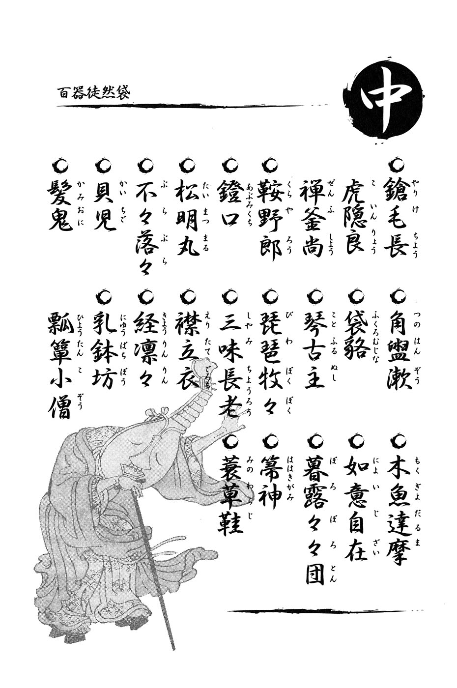 鸟山石燕 画图百鬼夜行全画集韩漫全集-全一卷无删减无遮挡章节图片 