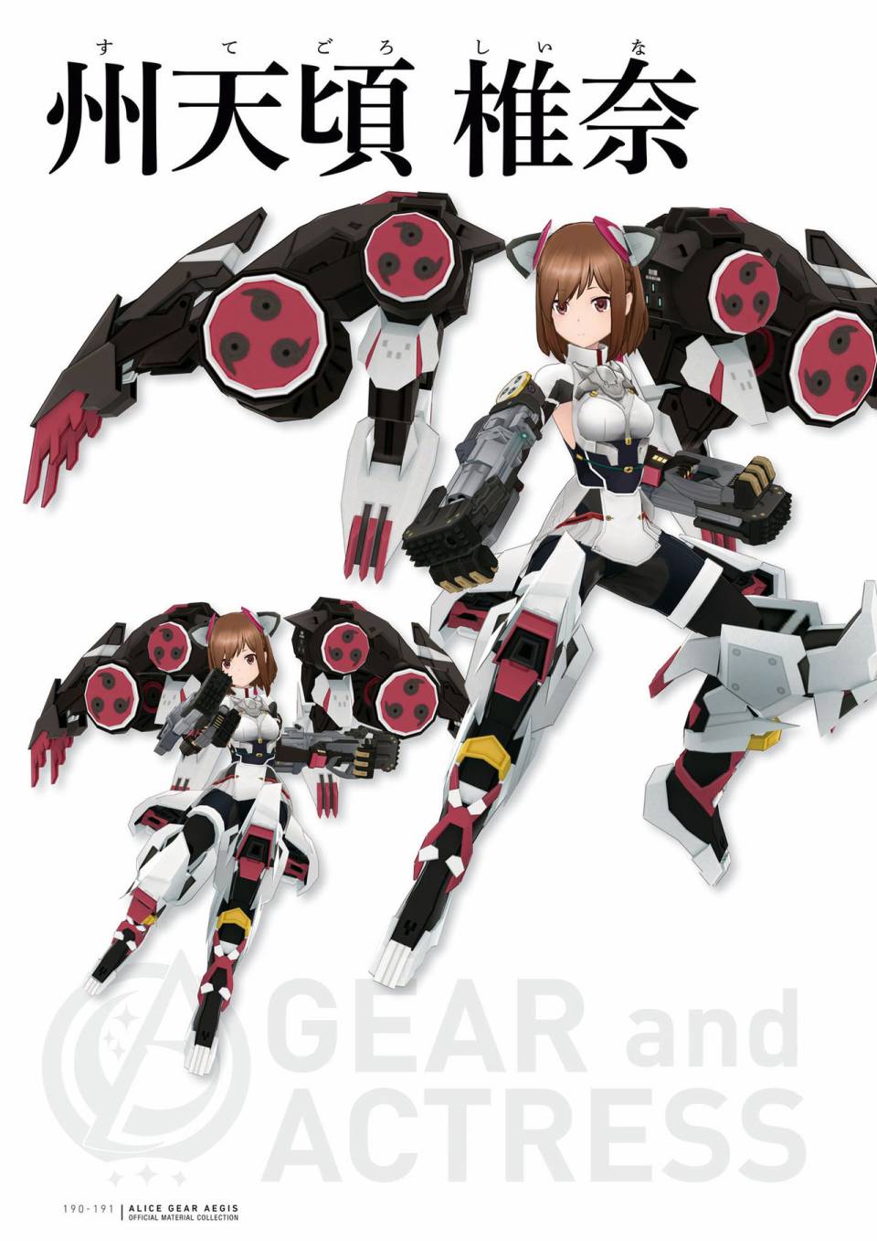 Alice Gear Aegis Official Material Collection韩漫全集-全一册无删减无遮挡章节图片 