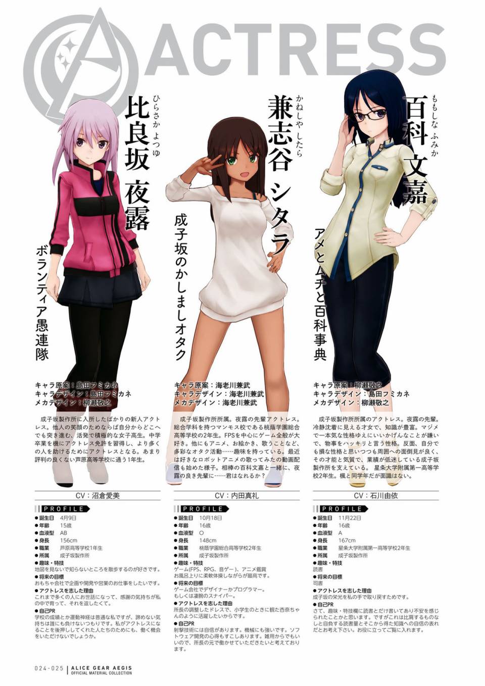 Alice Gear Aegis Official Material Collection韩漫全集-全一册无删减无遮挡章节图片 