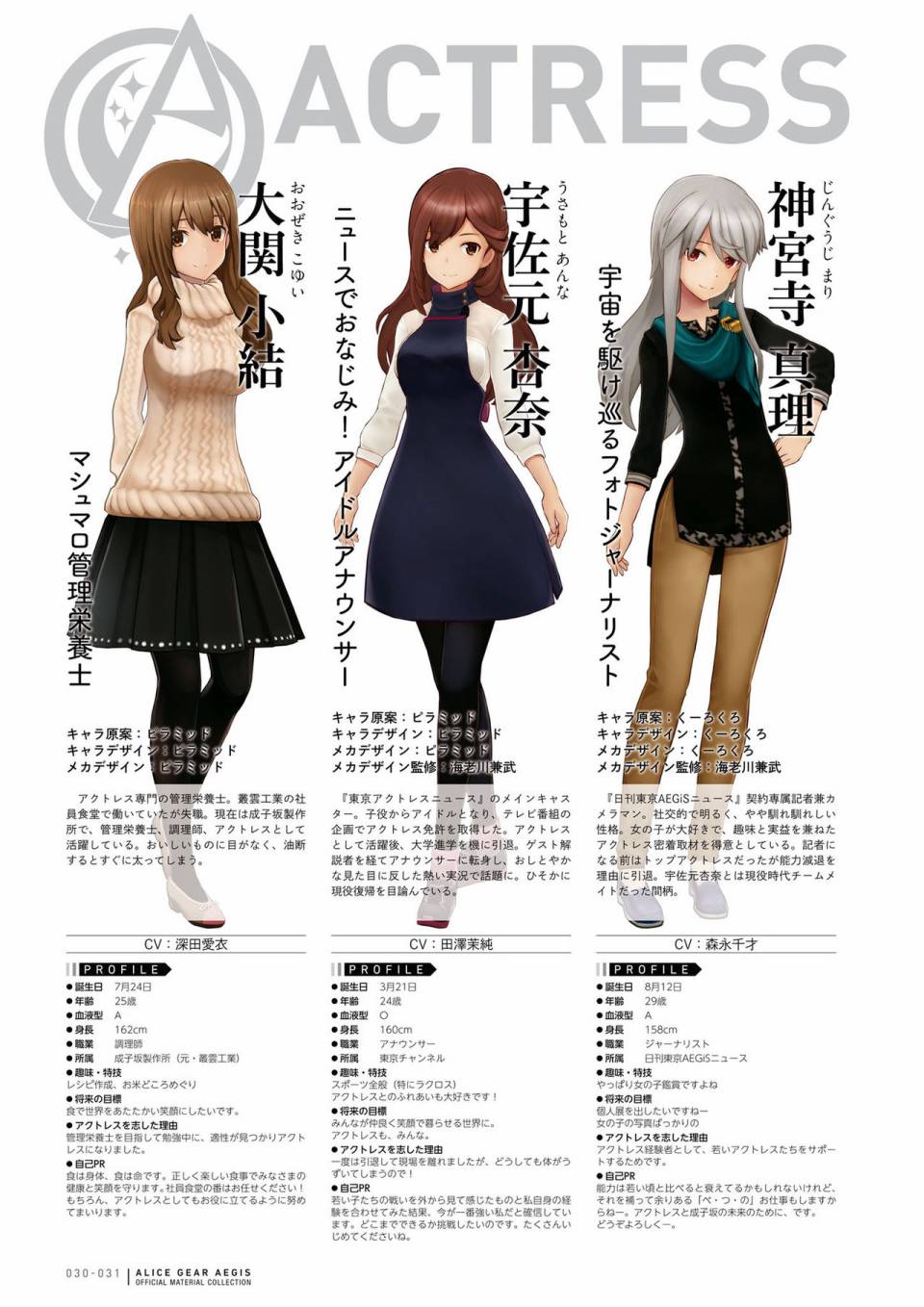 Alice Gear Aegis Official Material Collection韩漫全集-全一册无删减无遮挡章节图片 