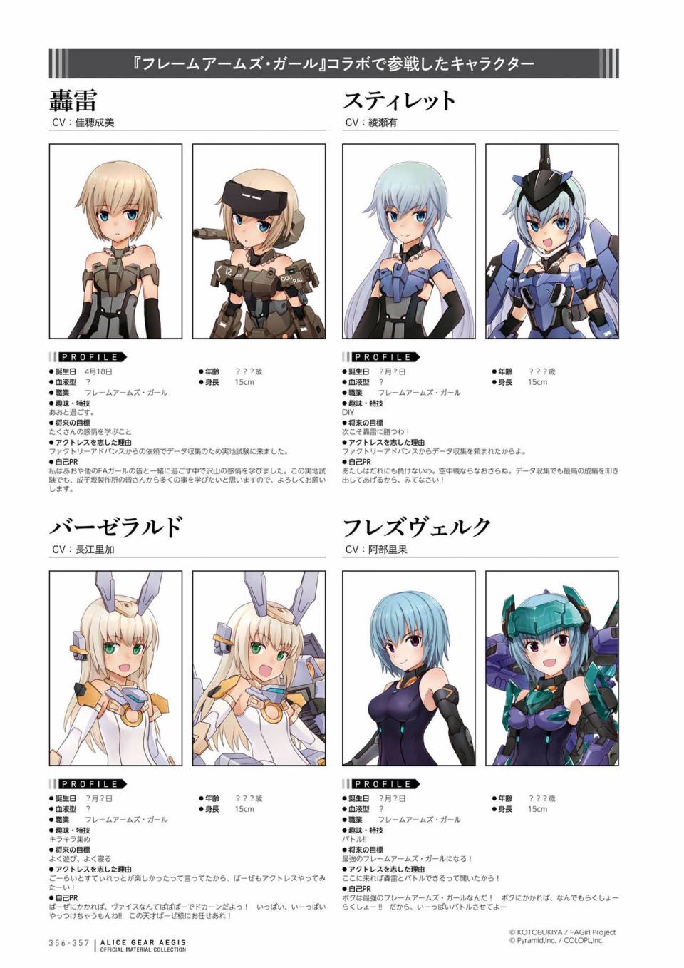 Alice Gear Aegis Official Material Collection韩漫全集-全一册无删减无遮挡章节图片 