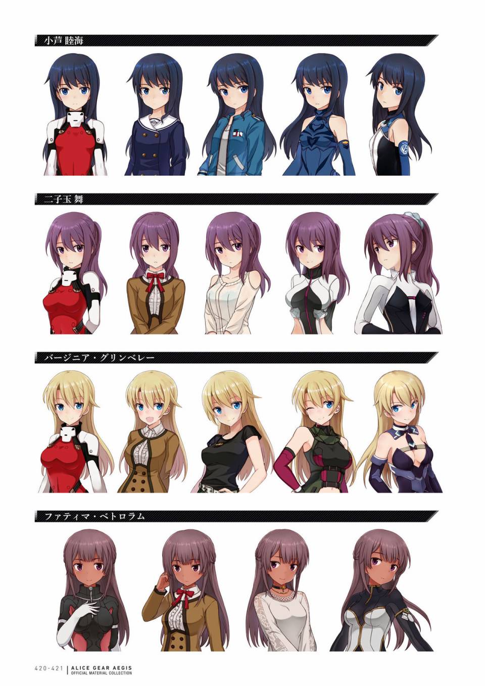 Alice Gear Aegis Official Material Collection韩漫全集-全一册无删减无遮挡章节图片 