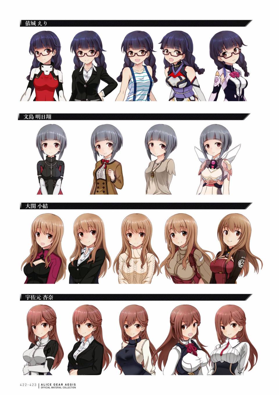 Alice Gear Aegis Official Material Collection韩漫全集-全一册无删减无遮挡章节图片 