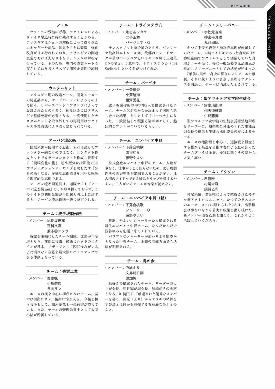 Alice Gear Aegis Official Material Collection韩漫全集-全一册无删减无遮挡章节图片 