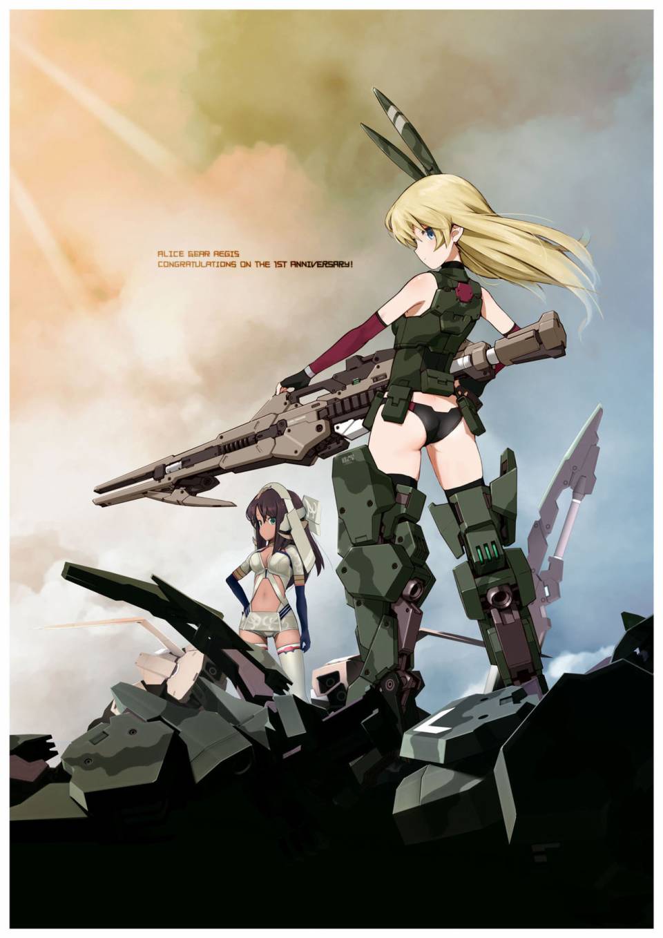 Alice Gear Aegis Official Material Collection韩漫全集-全一册无删减无遮挡章节图片 
