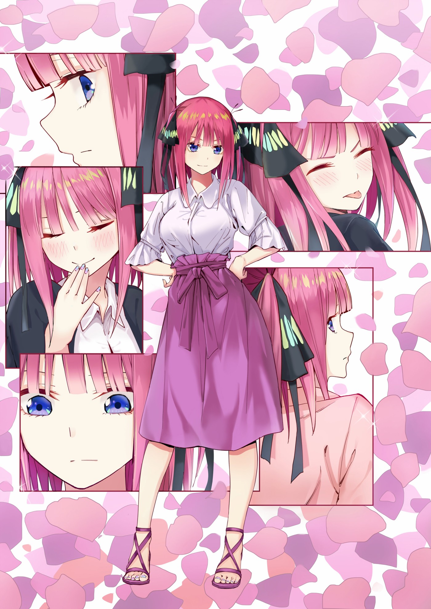 五等分的花嫁 二乃线韩漫全集-第01话无删减无遮挡章节图片 