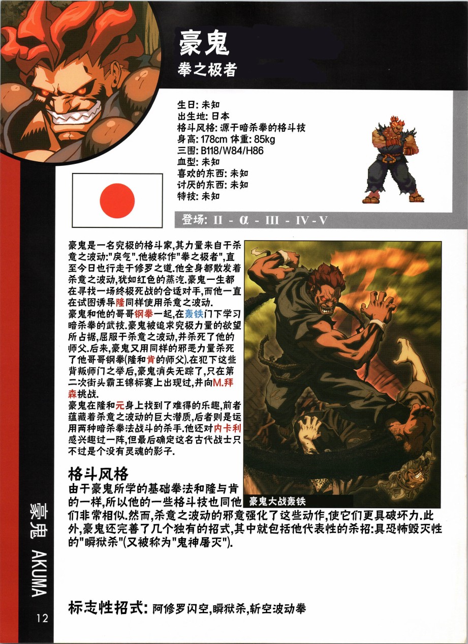 街头霸王 特刊合集韩漫全集-人物谱1无删减无遮挡章节图片 